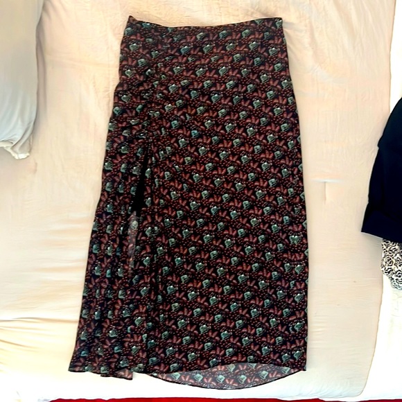 A.L.C. Silk Midi skirt NWOT - Picture 2 of 7